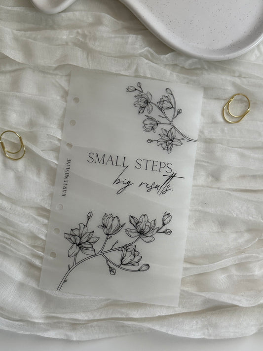 Deckblatt - Small steps