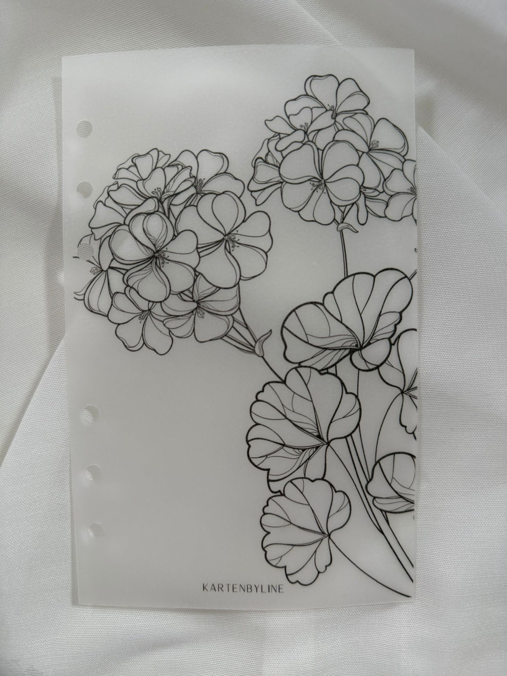 Deckblätter mit verschiedenen Blumen